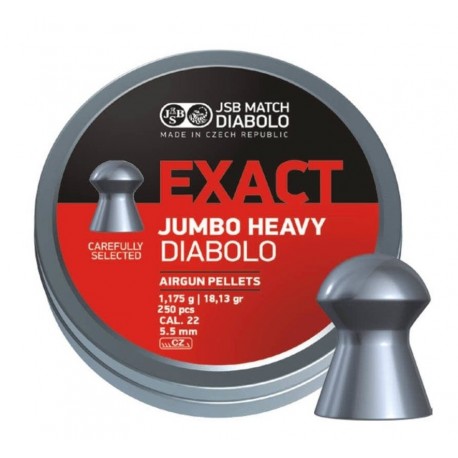 Balines JSB EXACT JUMBO HEAVY 5,5 (5,52) (250 UNI)