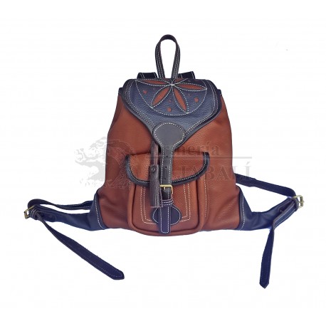 Zurrón mochila mujer Manchego