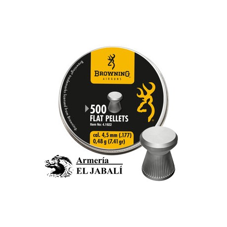BALINES BROWNING FLAT 4.5 (500 UNI)