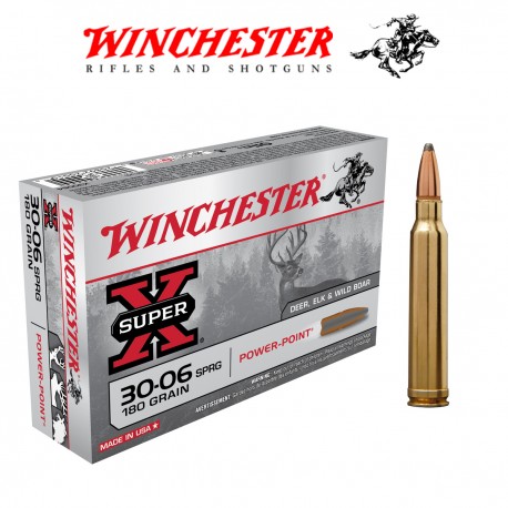 BALA WINCHESTER SUPER X 30-06 SPRING 180GR