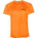 CAMISETA BÁSICA NARANJA FLUOR CAZA POLIESTER