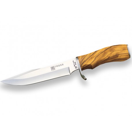 CUCHILLO DE CAZA PUÑO DE OLIVO 17 CM - CO37