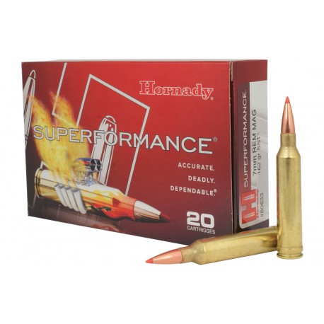BALA HORNADY 7MM RM 162GR SST SUPERFORMANCE