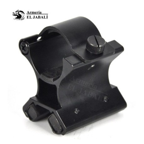 SOPORTE MONTURA MAGNÉTICA LINTERNA TUBO 1"