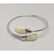 BRAZALETE DE PLATA CON DIENTES DE CIERVO