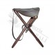 SILLA TRIPODE CUERO 55 CM