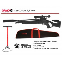 Pack Gamo Coyote Whisper en 5,5 PCP